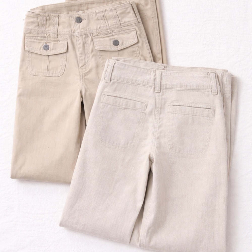 Express Size 4 Pants Bundle | Beige Khaki Pants Lot of 2
